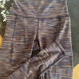 Luxara™ Impresa Pocket Legging Mulberry Spacedye Size S